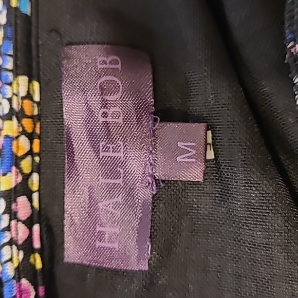 Hale Bob Shift Dress Long Sleeve Colorful Med Reptile Ruched Bodycon Womens - Picture 11 of 12